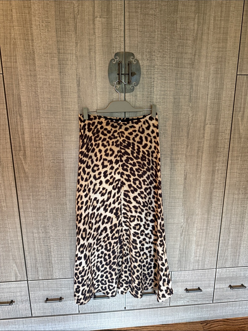 H&M Leopard Print Maxi Skirt